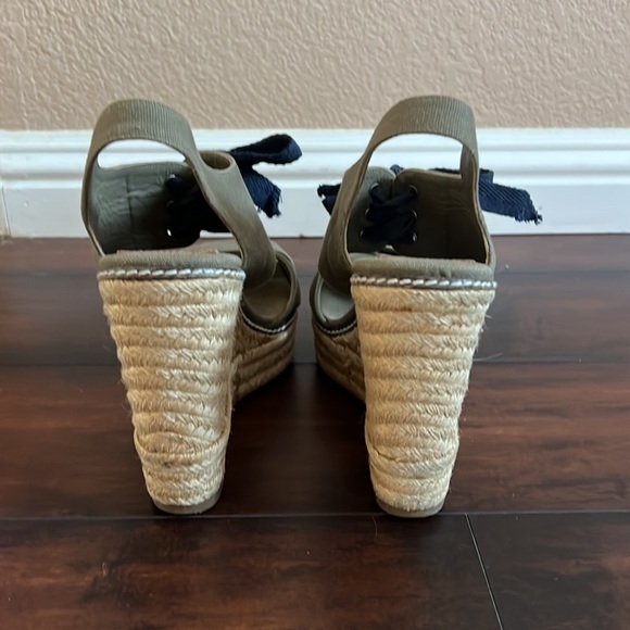 Tory Burch canvas wedges - Picture 3 of 5